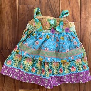 Matilda Jane Baby Girl Floral Dress Size 12 Months